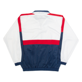 EVOLUTION Mens Track Jacket Blue 90s Colourblock L