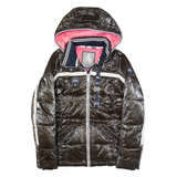 GAASTRA Womens Puffer Coat Grey Hooded M