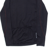 CROSSWAVE Full Zip Cycling Mens Jersey Black Long Sleeve S