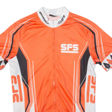 SFS Full Zip Cycling Mens Jersey Orange M
