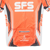 SFS Full Zip Cycling Mens Jersey Orange M