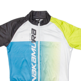 NAKAMURA Full Zip Cycling Mens Jersey White S
