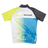 NAKAMURA Full Zip Cycling Mens Jersey White S