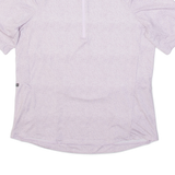 ROCKRIDER Cycling Womens Jersey Pink 1/4 Zip L
