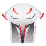 UBS Full Zip Cycling Mens Jersey White 3XL