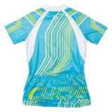 Full Zip Cycling Womens Jersey Blue S