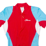 GONSO Cycling Womens Jersey Red 1/4 Zip UK 12