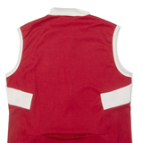 XWAVE Cycling Womens Jersey Red Sleeveless 1/2 Zip S