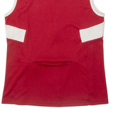 XWAVE Cycling Womens Jersey Red Sleeveless 1/2 Zip S