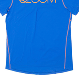 QLOOM Cycling Mens Jersey Blue 1/4 Zip 2XL