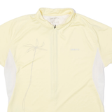 CRAFT Cycling Womens Jersey Yellow 1/2 Zip M