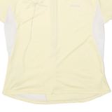 CRAFT Cycling Womens Jersey Yellow 1/2 Zip M
