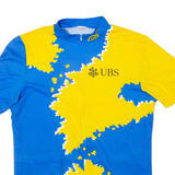 UBS Cycling Mens Jersey Yellow 1/2 Zip 2XL