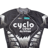CYCLO TOUR Full Zip Cycling Mens Jersey Black M