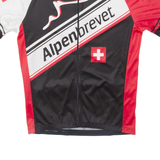 SWISS Full Zip Cycling Mens Jersey Red M
