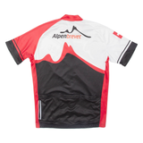 SWISS Full Zip Cycling Mens Jersey Red M