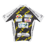 VEL D'HIV Full Zip Cycling Mens Jersey Black XS