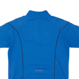 NAKAMURA Cycling Mens Jersey Blue 1/4 Zip L
