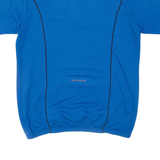 NAKAMURA Cycling Mens Jersey Blue 1/4 Zip L