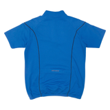 NAKAMURA Cycling Mens Jersey Blue 1/4 Zip L