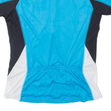 RACER Cycling Womens Jersey Blue 1/2 Zip L
