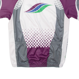 TWERENBOLD Full Zip Cycling Mens Jersey White XL