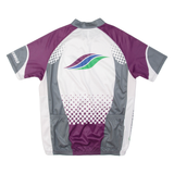 TWERENBOLD Full Zip Cycling Mens Jersey White XL