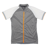 CRANE Full Zip Cycling Mens Jersey Grey M