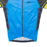 STOCKLI Full Zip Cycling Mens Jersey Blue M