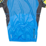 STOCKLI Full Zip Cycling Mens Jersey Blue M