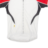Full Zip Cycling Mens Jersey White M
