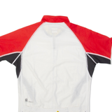 Full Zip Cycling Mens Jersey White M
