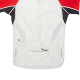 Full Zip Cycling Mens Jersey White M