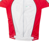 Full Zip Cycling Mens Jersey White M