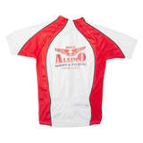 Full Zip Cycling Mens Jersey White M