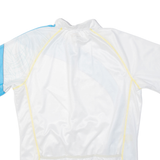 Cycling Mens Jersey White 1/2 Zip L