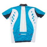 Full Zip Cycling Mens Jersey Blue S