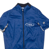 FRAISA Full Zip Cycling Mens Jersey Blue S