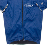 FRAISA Full Zip Cycling Mens Jersey Blue S