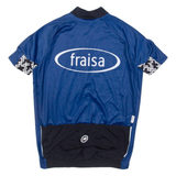 FRAISA Full Zip Cycling Mens Jersey Blue S
