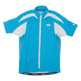 SUGOI Full Zip Cycling Mens Jersey Blue XL