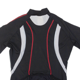 GONSO Cycling Womens Jersey Black 1/4 Zip UK 12