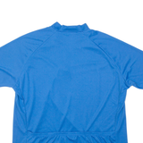 Cycling Mens Jersey Blue 1/4 Zip 3XL