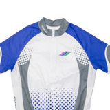 TWERENBOLD Full Zip Cycling Mens Jersey White M