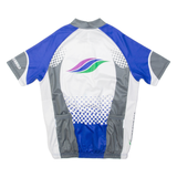 TWERENBOLD Full Zip Cycling Mens Jersey White M