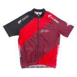 CUBE Full Zip Cycling Mens Jersey Red M