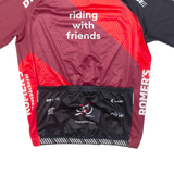 CUBE Full Zip Cycling Mens Jersey Red M