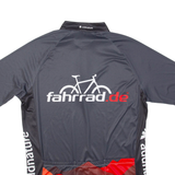 Cycling Mens Jersey Black 1/4 Zip L