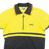 BRIKO Cycling Womens Jersey Yellow 1/4 Zip S