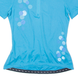 Cycling Womens Jersey Blue 1/4 Zip L